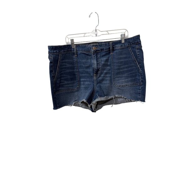 torrid Pants - Torrid Denim Distressed Cutoff Jean Shorts Medium Wash Womens Size 22